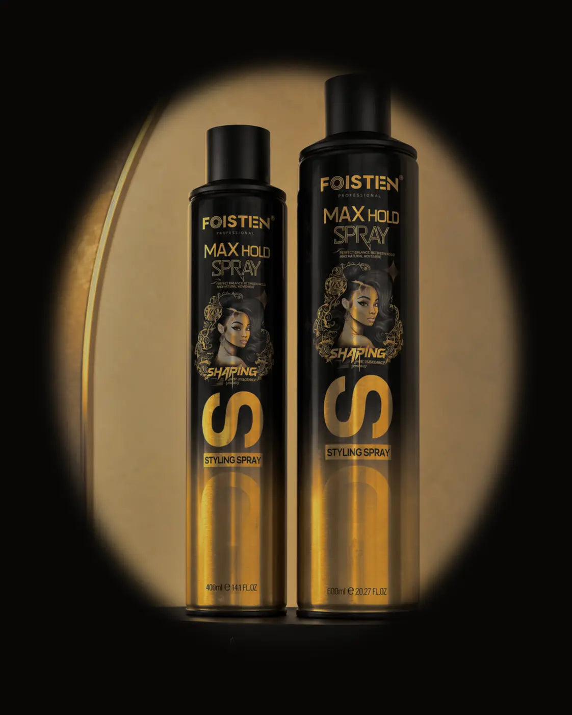 Foisten Max Hold Styling Spray — Gold Duo — seconde vue showroom AC