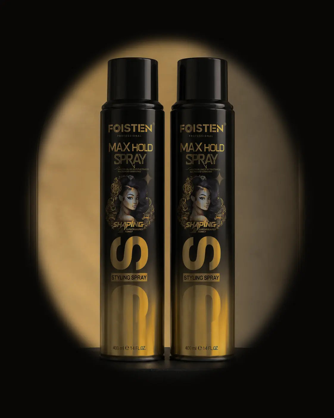 Foisten Max Hold Styling Spray — Duo 400 ml — seconde vue showroom AC