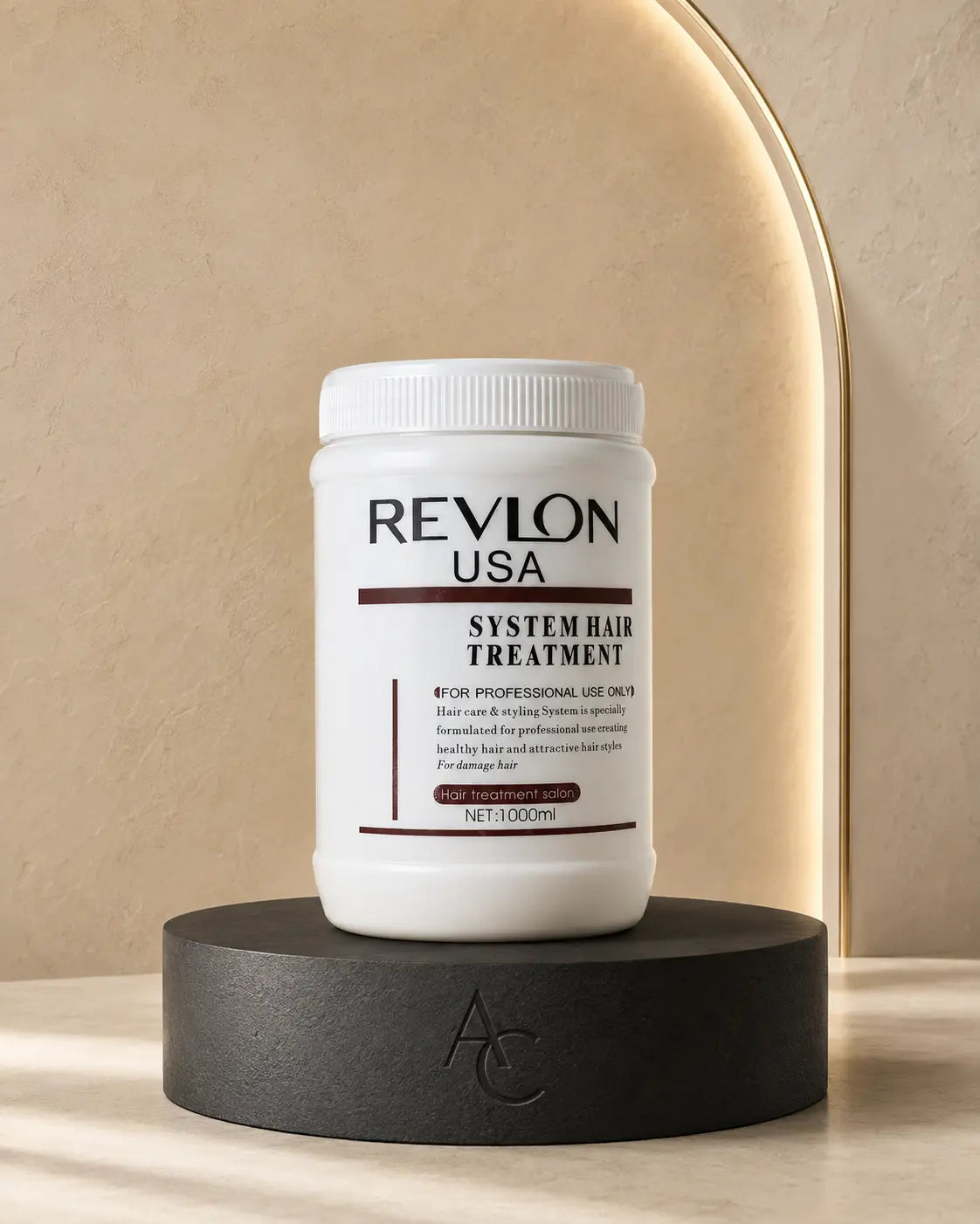 Revlon Lusa Styling Treatment — mise en scène studio AC