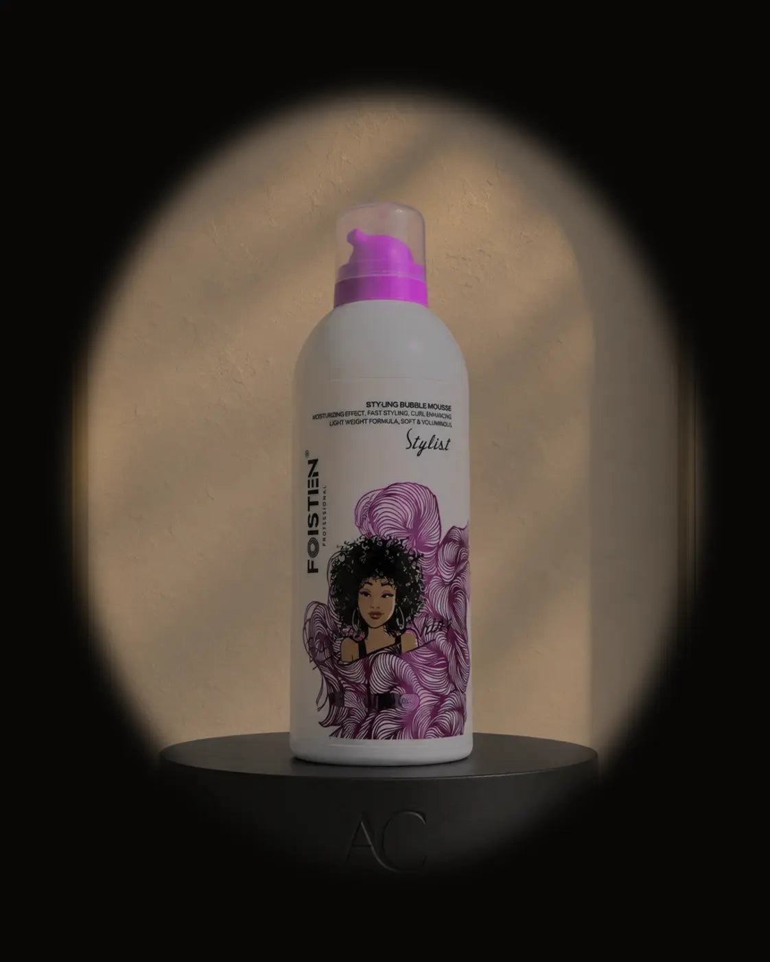 Mousse Coiffante Pink — seconde vue showroom AC