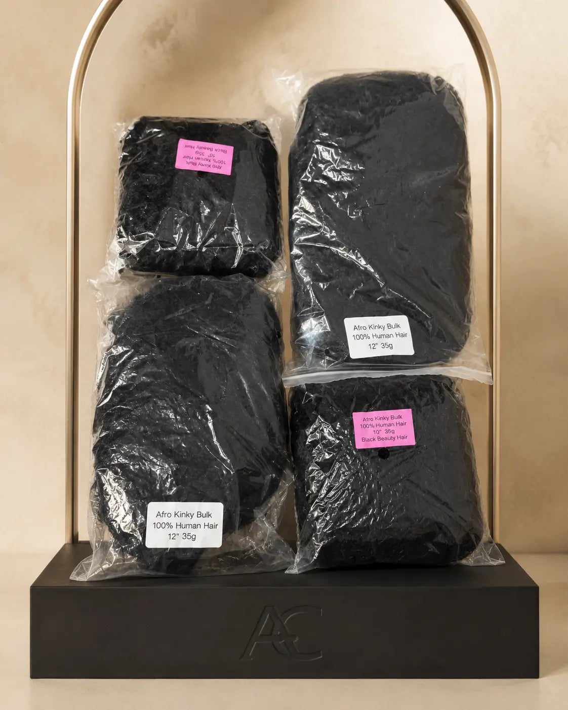 Bonnets de Perruque Multi-Teintes — mise en scène studio AC