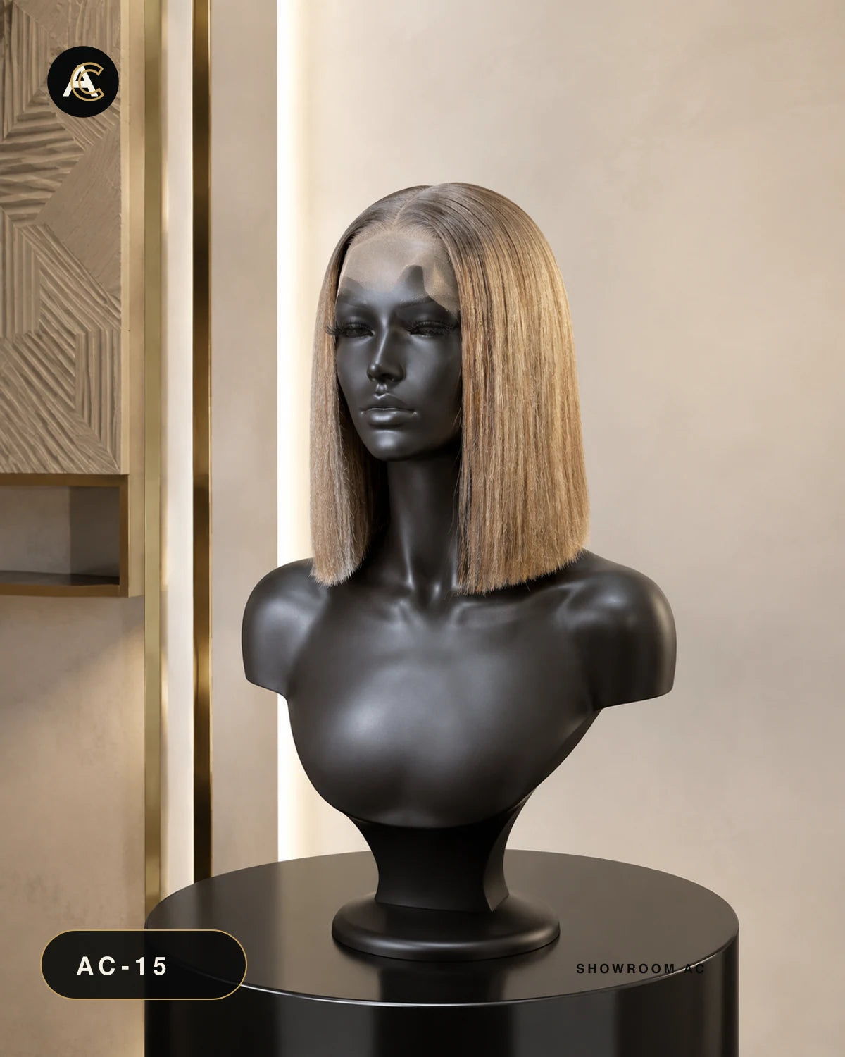 Danor Authentique Brown — présentation showroom AC sur mannequin noir