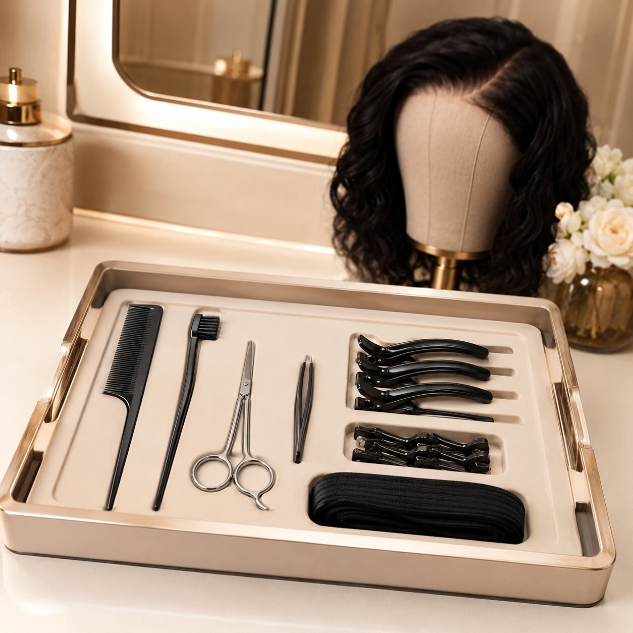 Collection Accessoires pour perruques ALIOU CHEVEUX Dakar